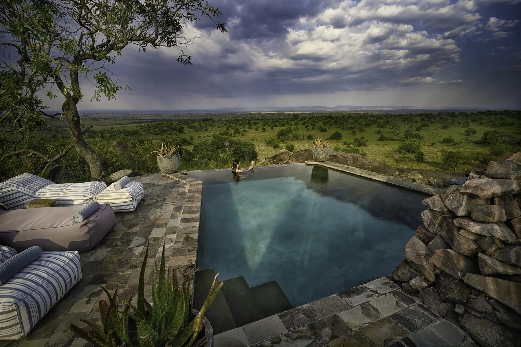 Camp in Kenya's Masai Mara
