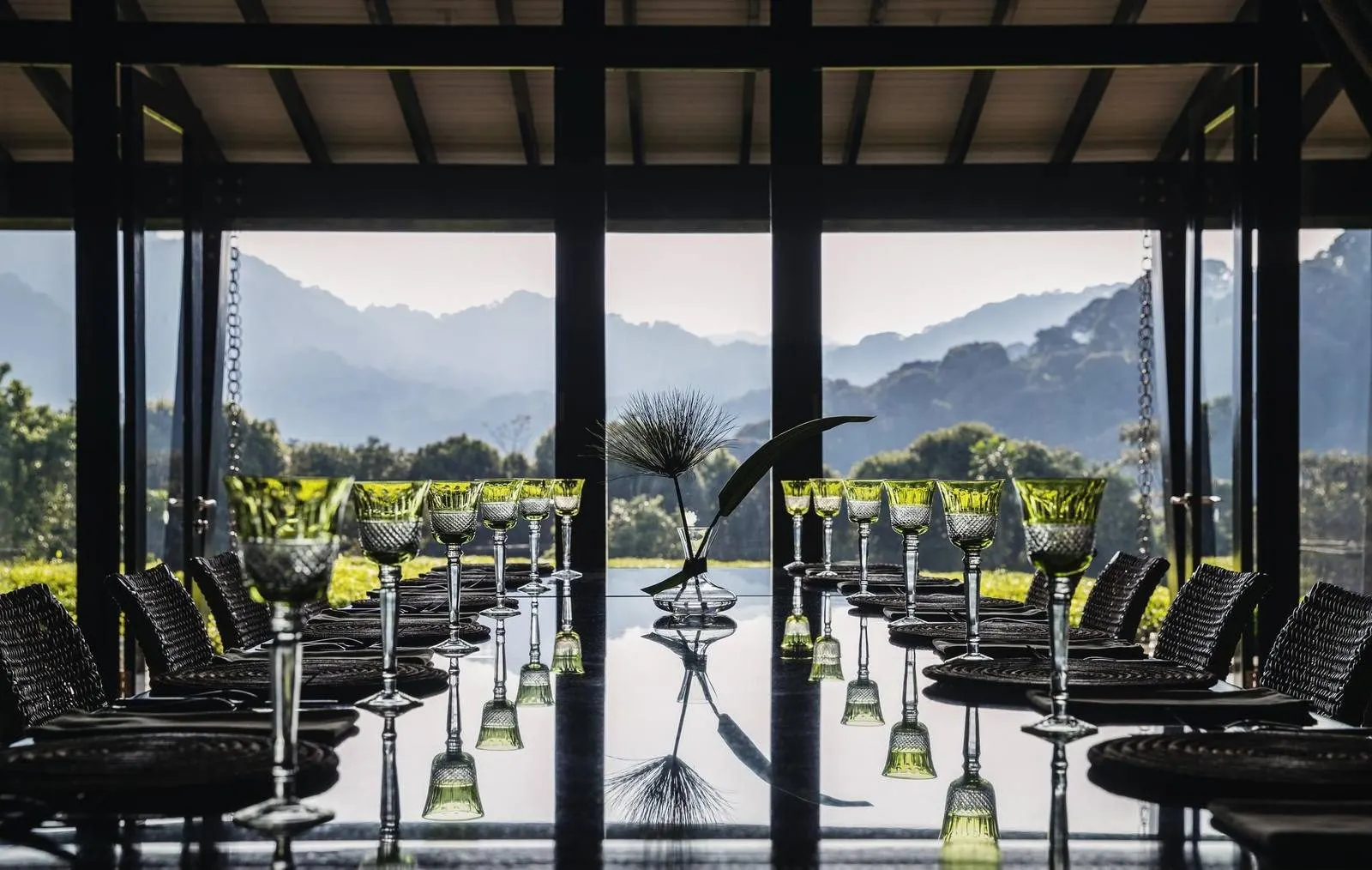 One&Only Nyungwe House over the rainforest